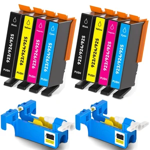 923 Ink Cartridge Combo Pack 2 Sets (No Chip) for HP OfficeJet Pro 8130e, 8135e, 8138e, 8139e and OfficeJet 8120, 8122e, 8123 Printers (2 Black, 2 Cyan, 2 Magenta, 2 Yellow) 923 Ink Cartridge Combo Pack 2 Sets (No Chip) for HP OfficeJet Pro 8130e, 8135e, 8138e, 8139e and OfficeJet 8120, 8122e, 8123 Printers (2 Black, 2 Cyan, 2 Magenta, 2 Yellow)