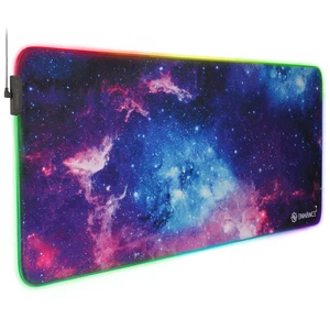 XXXL LED Computer Desk Mat - Illuminated 3XL Large Mouse Mat (48x24 Mouse Pad) for Gaming, Extended Table Desk Pad with Smooth Tracking Surface, and Non-Slip Rubber Grip - Galaxy XXXL LED Computer Desk Mat - Illuminated 3XL Large Mouse Mat (48x24 Mouse Pad) for Gaming, Extended Table Desk Pad with Smooth Tracking Surface, and Non-Slip Rubber Grip - Galaxy