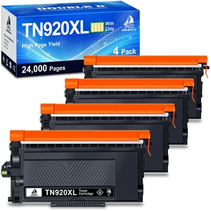 TN920XL TN920 Toner Cartridge Compatible for Brother TN920 TN920XL with Chip Replacement with HL-L5210DW HL-L5210DN HL-L5210DWT HL-L6210DW HL-L6210DWT HL-L6310DW MFC-L6810DW (4 Black) TN920XL TN920 Toner Cartridge Compatible for Brother TN920 TN920XL with Chip Replacement with HL-L5210DW HL-L5210DN HL-L5210DWT HL-L6210DW HL-L6210DWT HL-L6310DW MFC-L6810DW (4 Black)