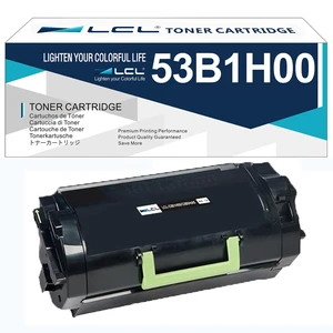 Compatible Toner Cartridge Replacement for Lexmark 53B1H00 53B0HA0 53B1000 25000 Pages MS817D MS818DN MS817N MS817n MS817dn MS818dn (1-Pack Black) Compatible Toner Cartridge Replacement for Lexmark 53B1H00 53B0HA0 53B1000 25000 Pages MS817D MS818DN MS817N MS817n MS817dn MS818dn (1-Pack Black)