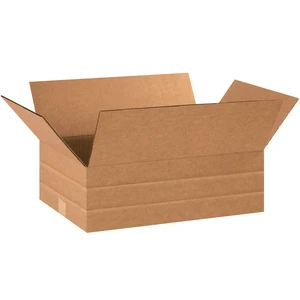 Shipping Boxes Multi-Depth 18"L x 12"W x 6"H, 25-Pack Corrugated Cardboard Box for Packing, Moving and Storage Shipping Boxes Multi-Depth 18"L x 12"W x 6"H, 25-Pack Corrugated Cardboard Box for Packing, Moving and Storage