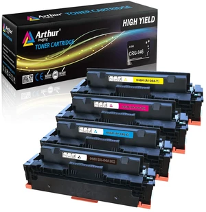 Compatible Toner Cartridge Replacement for Canon 046 046H for Color ImageCLASS MF735Cdw LBP654Cdw MF731Cdw MF733Cdw Laser Printer (Black Cyan Magenta Yellow, 4-pk) Compatible Toner Cartridge Replacement for Canon 046 046H for Color ImageCLASS MF735Cdw LBP654Cdw MF731Cdw MF733Cdw Laser Printer (Black Cyan Magenta Yellow, 4-pk)