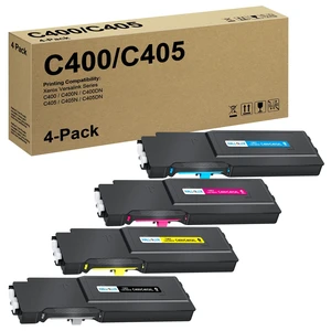 VersaLink C400 C405 Toner Bundle Cartridge Replacement 4 Pack for Xerox 106R03512 106R03513 106R03514 106R03515 for VersaLink C400N C400DN C405N C405DN Printer (Black Cyan Magenta Yellow) VersaLink C400 C405 Toner Bundle Cartridge Replacement 4 Pack for Xerox 106R03512 106R03513 106R03514 106R03515 for VersaLink C400N C400DN C405N C405DN Printer (Black Cyan Magenta Yellow)