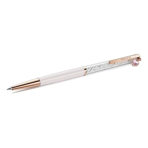 Crystalline ballpoint pen, Heart, Pink, Pink lacquered, Rose gold-tone plated Crystalline ballpoint pen, Heart, Pink, Pink lacquered, Rose gold-tone plated