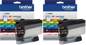 Genuine LC404BKYield Black INKvestment Tank Ink Cartridge Page Yield -750,(Pack of 2) Genuine LC404BKYield Black INKvestment Tank Ink Cartridge Page Yield -750,(Pack of 2)