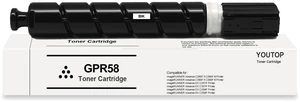GPR-58 GPR58 Black Toner Cartridge 2182C003AA Toner Compatible for Canon ImageRUNNER Advance C256iF C256iF C356iF C356iF DX C257iF DX C357iF DX C359IF DX C259IF Printers GPR-58 GPR58 Black Toner Cartridge 2182C003AA Toner Compatible for Canon ImageRUNNER Advance C256iF C256iF C356iF C356iF DX C257iF DX C357iF DX C359IF DX C259IF Printers