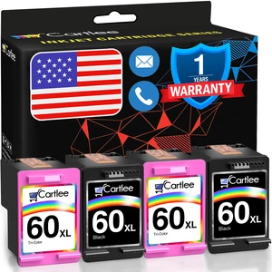 Remanufactured Ink Cartridge Replacement for HP 60XL 60 XL for Envy 100 110 120 Photosmart C4670 c4680 c4780 c4795 d110 Deskjet D2660 d2680 f2430 f4280 f4440 f4480 f4580 2 Black 2 Color Remanufactured Ink Cartridge Replacement for HP 60XL 60 XL for Envy 100 110 120 Photosmart C4670 c4680 c4780 c4795 d110 Deskjet D2660 d2680 f2430 f4280 f4440 f4480 f4580 2 Black 2 Color
