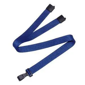Bulk 100 Pack Polyester Breakaway Lanyards, Blue, 18" Vertical | Safety Breakaway Clasp, No Twist Plastic Clip, MRI Safe Neck Strap I.D. Badge Holders for Radiology, School, Hospital Bulk 100 Pack Polyester Breakaway Lanyards, Blue, 18" Vertical | Safety Breakaway Clasp, No Twist Plastic Clip, MRI Safe Neck Strap I.D. Badge Holders for Radiology, School, Hospital