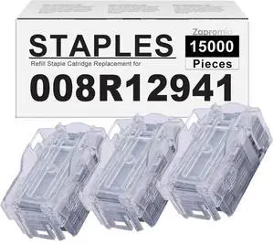 3-Pack Compatible with Xerox 008R12941, 8R12941 Stacker Staples | Cartridges Refills for Phaser 7760 WorkCentre 7500 7800 Series Printer Stapler EH-C591XA (3 Cartridges X 5,000 Staples Each) 3-Pack Compatible with Xerox 008R12941, 8R12941 Stacker Staples | Cartridges Refills for Phaser 7760 WorkCentre 7500 7800 Series Printer Stapler EH-C591XA (3 Cartridges X 5,000 Staples Each)