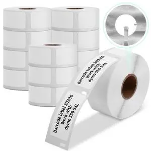 12 Rolls Compatible with Dymo Labelwriter 550 Label 30336 (1" x 2-1/8") | 500/ Roll, 25 x 54mm, Work with Label Writer 550, 5XL, 450 Desktop Printers, Chip included, Multipurpose Barcode Labels 12 Rolls Compatible with Dymo Labelwriter 550 Label 30336 (1" x 2-1/8") | 500/ Roll, 25 x 54mm, Work with Label Writer 550, 5XL, 450 Desktop Printers, Chip included, Multipurpose Barcode Labels