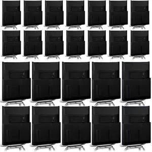 24 Pcs Thicken Chair Pockets for Classroom, Chair Pocket Chart, Chart Seat Back Organizer Bulk with Name Tag, Classroom Organization Essentials for School Christmas Student Gift(Black) 24 Pcs Thicken Chair Pockets for Classroom, Chair Pocket Chart, Chart Seat Back Organizer Bulk with Name Tag, Classroom Organization Essentials for School Christmas Student Gift(Black)