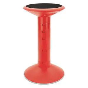 Active Tilt Stool Ergonomic Seating for Flexible Office Space and Standing Desks, Adjustable 12-24 Inch Height, Red (00324A01C) Active Tilt Stool Ergonomic Seating for Flexible Office Space and Standing Desks, Adjustable 12-24 Inch Height, Red (00324A01C)