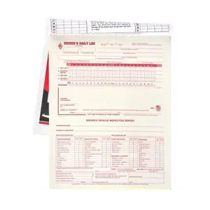 J. J. Keller 2-in-1 Driver Daily Log Book 25-pk. with Detailed Driver Vehicle Inspection Report - Book Format with 31 Sets, 2-Ply with Carbon, 8.5" x 11" J. J. Keller 2-in-1 Driver Daily Log Book 25-pk. with Detailed Driver Vehicle Inspection Report - Book Format with 31 Sets, 2-Ply with Carbon, 8.5" x 11"