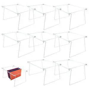 8 Pack Hanging File Frame Heavy Duty Steel Hanging File Folder Frame Letter Size Files Cabinet Rails Files Drawer Organizer for Desk Cabinet Shelves Without Folder Adjustable(14 to 18 Inch) 8 Pack Hanging File Frame Heavy Duty Steel Hanging File Folder Frame Letter Size Files Cabinet Rails Files Drawer Organizer for Desk Cabinet Shelves Without Folder Adjustable(14 to 18 Inch)