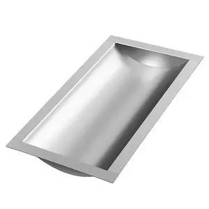 Drop-in Deal Tray,18" L x 10" W 304 Stainless Steel Window Tray | For Gas Stations Banks Cash Register Window Drop-in Deal Tray,18" L x 10" W 304 Stainless Steel Window Tray | For Gas Stations Banks Cash Register Window