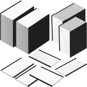 100 Pieces C Channel Magnetic Label Holders Set 3 x 5 Inch Magnet Shelf Label Holder with Protective Films and Replacement Strips for Metal Racks Whiteboard Name Tags 100 Pieces C Channel Magnetic Label Holders Set 3 x 5 Inch Magnet Shelf Label Holder with Protective Films and Replacement Strips for Metal Racks Whiteboard Name Tags