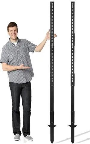 2 Pcs 6 Ft Traffic Road Street Sign Post Stakes Driveway Stand Heavy Duty Metal for Outdoor Lawn Yard Fence Parking Stop Outside Fits Signs 10 to 18 Inch Adjustable Black 2 Pcs 6 Ft Traffic Road Street Sign Post Stakes Driveway Stand Heavy Duty Metal for Outdoor Lawn Yard Fence Parking Stop Outside Fits Signs 10 to 18 Inch Adjustable Black