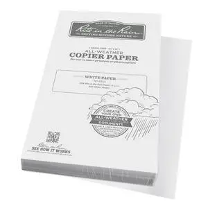 Weatherproof Copier Paper, 8.5" x 14", 20# White, 200 Sheet Pack (No. 8514) Weatherproof Copier Paper, 8.5" x 14", 20# White, 200 Sheet Pack (No. 8514)