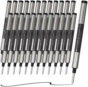 Rollerball Refills to Fit Montblanc Rollerball LeGrand, Medium Point, Black Ink, 25-Pack Tube, Reliable Professional Writing Rollerball Refills to Fit Montblanc Rollerball LeGrand, Medium Point, Black Ink, 25-Pack Tube, Reliable Professional Writing