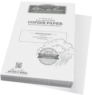 Weatherproof Copier Paper, A3 29.7cm x 42cm, 20# White, 200 Sheet Pack (No. 8518) Weatherproof Copier Paper, A3 29.7cm x 42cm, 20# White, 200 Sheet Pack (No. 8518)