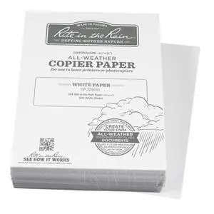 Weatherproof Bulk Copier Paper, 8.5" x 11", 32# White, 500 Sheet Pack (No. 328511) Weatherproof Bulk Copier Paper, 8.5" x 11", 32# White, 500 Sheet Pack (No. 328511)