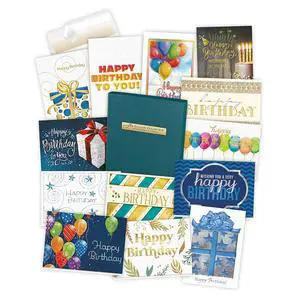 Birthday Cards Assortment Box (35 Cards), Foil & Embossing (Birthday Formal) Birthday Cards Assortment Box (35 Cards), Foil & Embossing (Birthday Formal)