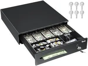 Cash Register Drawer 16 Inch: 6 Bill 4 Coin Media Slot for POS, 4042G Cash Register Drawer 16 Inch: 6 Bill 4 Coin Media Slot for POS, 4042G