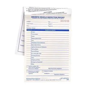 J. J. Keller Simplified Driver's Vehicle Inspection Report 25-pk. - Book Format with 31 Sets, 2-Ply Carbonless, 5.5" x 8.125", Meet FMCSR Requirements J. J. Keller Simplified Driver's Vehicle Inspection Report 25-pk. - Book Format with 31 Sets, 2-Ply Carbonless, 5.5" x 8.125", Meet FMCSR Requirements