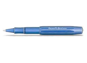 AL SPORT Rollerball Stonewashed Blue I Gel/Ballpoint Pen Including 0.7 mm Rollerball Pen Refill in Classic Design with Ceramic Ball I Premium Aluminium Gel Roller 13 cm AL SPORT Rollerball Stonewashed Blue I Gel/Ballpoint Pen Including 0.7 mm Rollerball Pen Refill in Classic Design with Ceramic Ball I Premium Aluminium Gel Roller 13 cm