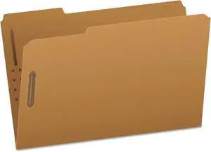 FK312 Kraft 2-Fastener Classification Folder with 1/3 Cut Tabs, 50/Box, Brown, Legal (Pack of 5) FK312 Kraft 2-Fastener Classification Folder with 1/3 Cut Tabs, 50/Box, Brown, Legal (Pack of 5)