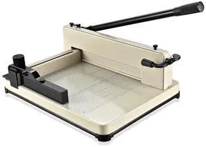 Guillotine Paper Cutter 12" A4 Professional Industrial Heavy Duty Scrapbooking Metal Base Trimmer Machine 400 Sheet Capacity for Office Commercial Photocopy Printing Shop | Large industrial paper cutt Guillotine Paper Cutter 12" A4 Professional Industrial Heavy Duty Scrapbooking Metal Base Trimmer Machine 400 Sheet Capacity for Office Commercial Photocopy Printing Shop | Large industrial paper cutt