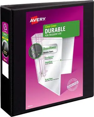 (R) Durable View 3 Ring Binder, 2 Inch EZD Rings, 1 Black Binder (09500) (Pack of 12) (R) Durable View 3 Ring Binder, 2 Inch EZD Rings, 1 Black Binder (09500) (Pack of 12)