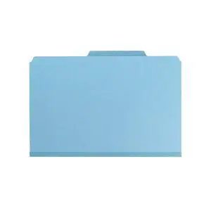 Pressboard Classification File Folder with SafeSHIELD Fasteners, 1 Divider, 2" Expansion, Legal Size, Blue, 10 per Box (18730) Pressboard Classification File Folder with SafeSHIELD Fasteners, 1 Divider, 2" Expansion, Legal Size, Blue, 10 per Box (18730)