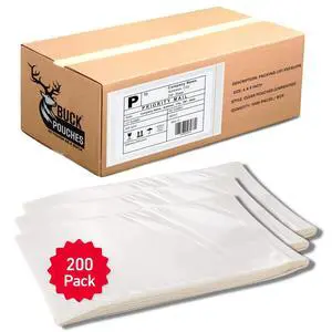 200 Pack 6"x9" Shipping Label Sleeves Clear Self-Adhesive Packing Slip Pouches, Waterproof Packing List Envelopes Ideal for Shipping Documents, Mailing Labels, Invoices & Packing Slips 200 Pack 6"x9" Shipping Label Sleeves Clear Self-Adhesive Packing Slip Pouches, Waterproof Packing List Envelopes Ideal for Shipping Documents, Mailing Labels, Invoices & Packing Slips