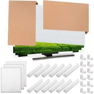 3 Sets TV Boxes for Moving 65 Inch Foam Mirror Box Set Picture Moving Include 3 Large Case and 3 Foam Flat Screen TV Cover and 24 Corner Edge Protectors 3 Sets TV Boxes for Moving 65 Inch Foam Mirror Box Set Picture Moving Include 3 Large Case and 3 Foam Flat Screen TV Cover and 24 Corner Edge Protectors