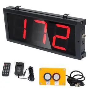 LED Up/Down Counter with Switch Box & Remote Red 4'' LED Display (3Digits) LED Up/Down Counter with Switch Box & Remote Red 4'' LED Display (3Digits)