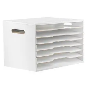 13x20 Wooden Construction Paper Organizer,Larger Size Wooden Literature Organizer,7 Tier Construction Paper File Sorter Storage,Large File Suitable for Home,Classroom and Office 13x20 Wooden Construction Paper Organizer,Larger Size Wooden Literature Organizer,7 Tier Construction Paper File Sorter Storage,Large File Suitable for Home,Classroom and Office