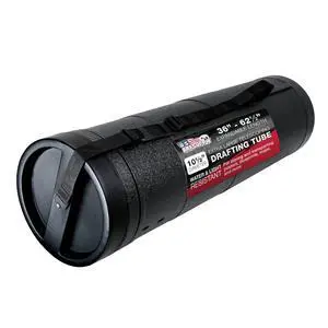 Jumbo Poster Tube - Telescoping Adjustable 36" to 62-1/2" - Durable 10-1/2" Diameter Storage Tube - Art Poster Carrier Holder & Blueprint Storage Drafting Tube Travel & Protection Jumbo Poster Tube - Telescoping Adjustable 36" to 62-1/2" - Durable 10-1/2" Diameter Storage Tube - Art Poster Carrier Holder & Blueprint Storage Drafting Tube Travel & Protection