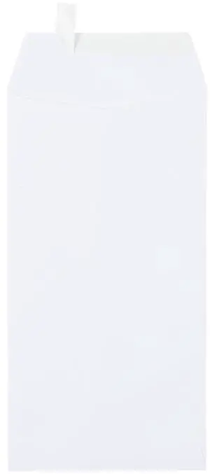 Open End Envelopes | Peel & Press | 6" x 11 1/2" | White | 70lb. Text | 250 Qty Open End Envelopes | Peel & Press | 6" x 11 1/2" | White | 70lb. Text | 250 Qty