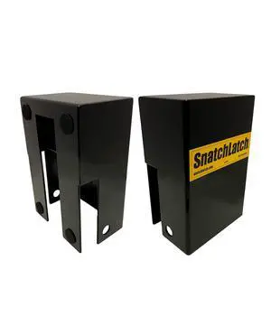 Enclosed Trailer Door Lock Heavy Duty Anti Theft Steel Shroud | High Security Trailer Accessories for Cam Bar Style Latches 3 Step Easy Tool-Free Installation Fits Shackle Padlocks Enclosed Trailer Door Lock Heavy Duty Anti Theft Steel Shroud | High Security Trailer Accessories for Cam Bar Style Latches 3 Step Easy Tool-Free Installation Fits Shackle Padlocks