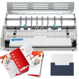 Electric Creasing Machine Plus 470mm with 6 Blades, 25r/min | 2 Creasing Blades, 2 Perforating Blades, 2 Cutting Blades, for Copy Paper, Cardstock, Kraft 60-500 gsm, 110V Electric Creasing Machine Plus 470mm with 6 Blades, 25r/min | 2 Creasing Blades, 2 Perforating Blades, 2 Cutting Blades, for Copy Paper, Cardstock, Kraft 60-500 gsm, 110V