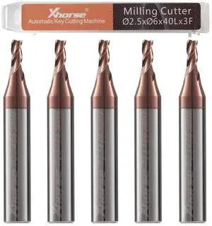 5 PCS Original 2.5mm Milling Cutter for Condor XC-Mini Plus/Plus II/XC-002 and Dolphin XP005/XP005L/XP007 Key Cutting Machine (2.5mm) 5 PCS Original 2.5mm Milling Cutter for Condor XC-Mini Plus/Plus II/XC-002 and Dolphin XP005/XP005L/XP007 Key Cutting Machine (2.5mm)