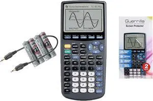 TI 83 Plus Graphing Calculator with Guerrilla Military Grade Screen Protector Set, Certified Reconditioned (New Model) TI 83 Plus Graphing Calculator with Guerrilla Military Grade Screen Protector Set, Certified Reconditioned (New Model)