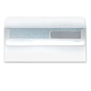 Double Window SELF SEAL Security Check Envelopes - Compatible with QuickBooks and Other Checks, Box of 500 Double Window SELF SEAL Security Check Envelopes - Compatible with QuickBooks and Other Checks, Box of 500