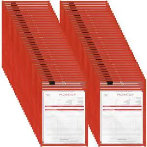 120 Pcs Clear Dry Erase Pockets Plastic Sleeves for Paper 14 x 10 Inch Reusable Job Holder Shop Ticket Holders Order Pockets Organizer Teacher Supplies for Classroom (Red) 120 Pcs Clear Dry Erase Pockets Plastic Sleeves for Paper 14 x 10 Inch Reusable Job Holder Shop Ticket Holders Order Pockets Organizer Teacher Supplies for Classroom (Red)