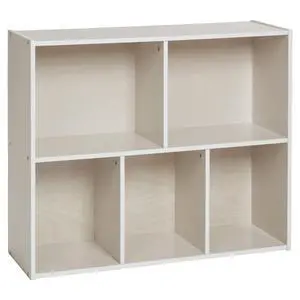 Streamline 5-Compartment Single-Sided Storage Cabinet, 30in, Kids Furniture, White Wash Streamline 5-Compartment Single-Sided Storage Cabinet, 30in, Kids Furniture, White Wash