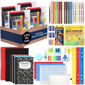 352 Pcs School Supply Kit 4 Set Per Set Back to School Supplies 352 Pcs School Supply Kit 4 Set Per Set Back to School Supplies