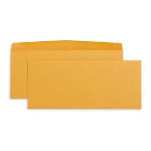 500#12 Kraft Envelopes, Gummed, 4.75" x 11" | 24lb brown kraft, gummed, no window, for mailing long documents, invoices, statements, catalogs 500#12 Kraft Envelopes, Gummed, 4.75" x 11" | 24lb brown kraft, gummed, no window, for mailing long documents, invoices, statements, catalogs