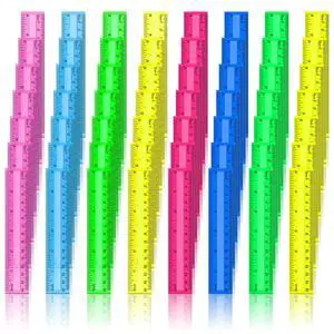 480 Pack Clear Plastic Rulers Bulk for Classroom Back to School Supplies Transparent Flexible Rulers with Centimeters and Inches Measuring Tool for Classroom School Students(6 Inch) 480 Pack Clear Plastic Rulers Bulk for Classroom Back to School Supplies Transparent Flexible Rulers with Centimeters and Inches Measuring Tool for Classroom School Students(6 Inch)