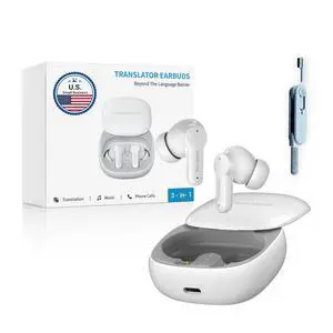 M3 Offline Translation Earbuds 74 Languages and Accents -Free AI Translation Earbuds Real TimeTranslator Device in Real Time fit iOS & Android with Earbuds Cleaning Brush M3 Offline Translation Earbuds 74 Languages and Accents -Free AI Translation Earbuds Real TimeTranslator Device in Real Time fit iOS & Android with Earbuds Cleaning Brush